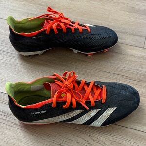 Adidas Predator Black and Red Men's Athletic Shoes